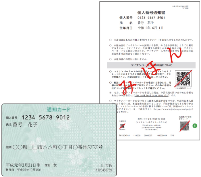 通知カード